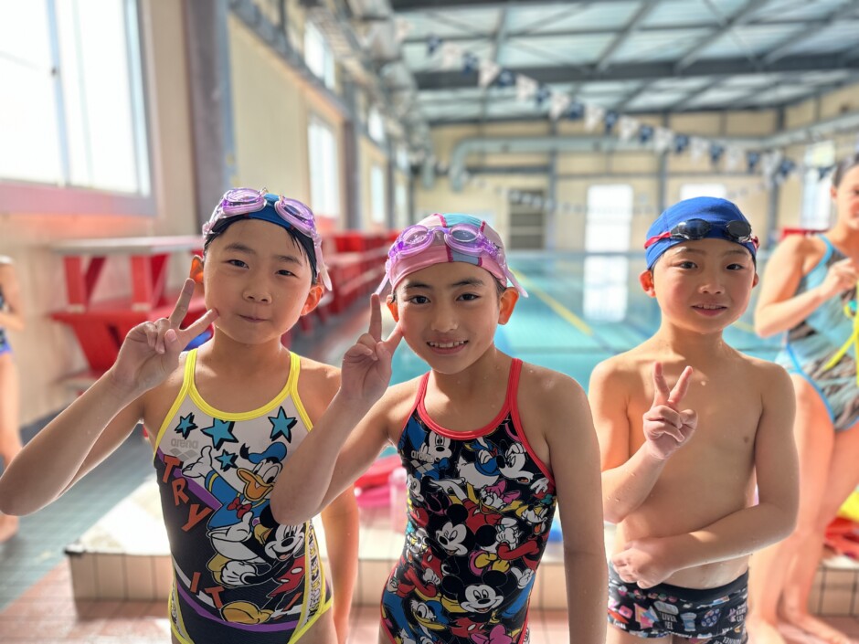 水着　小学生　習合写真 紀の川合宿（小学生）2日目 | パルポート紀の川│スイミングスクール・ベビースイミング・カルチャースクール・水泳教室・ダンス教室・体操教室│和歌山